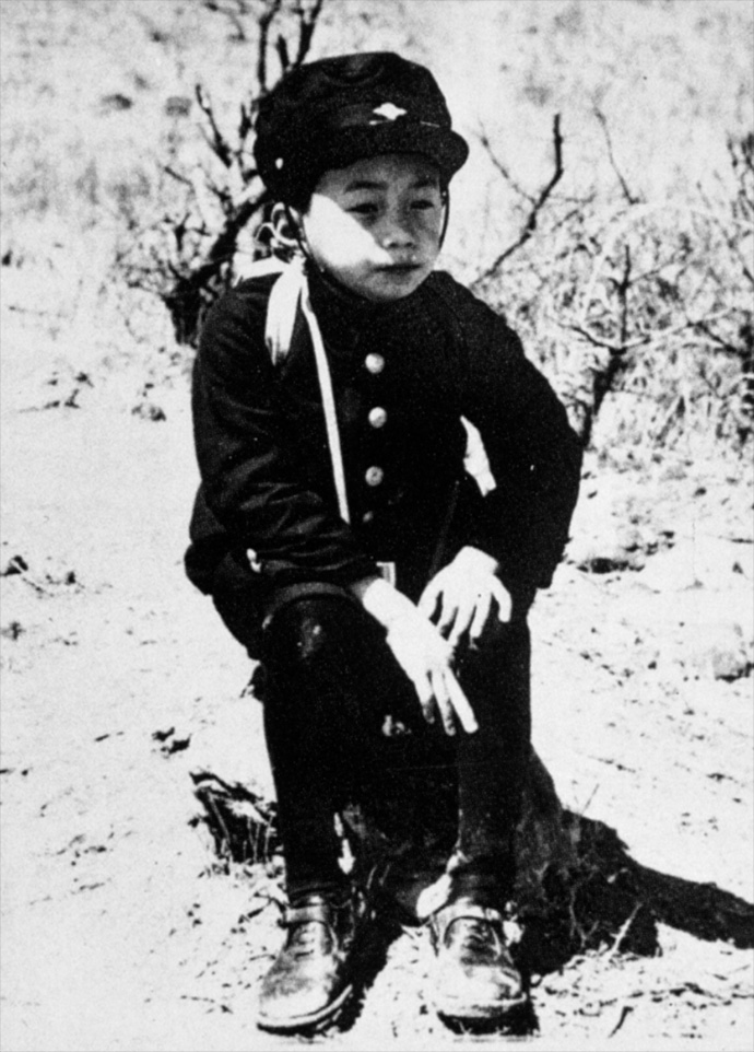 少年時代(36年4月/宝塚)の手塚少年